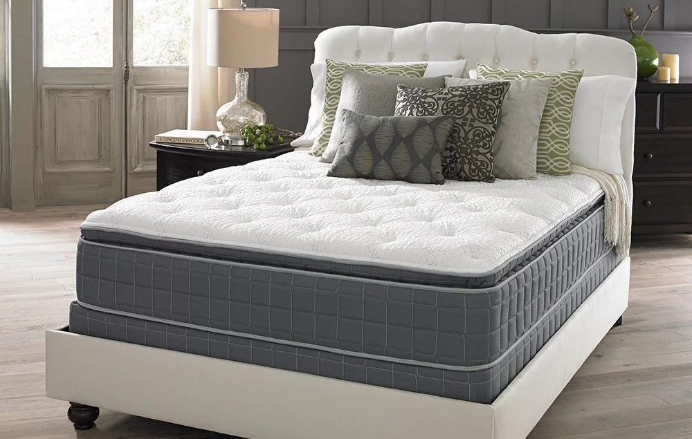 mattress topper with pillows