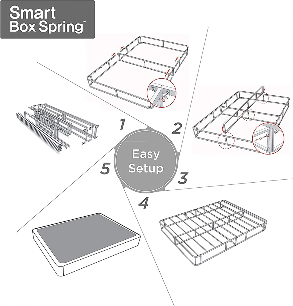 ZINUS 9 Inch Smart Metal Box Spring