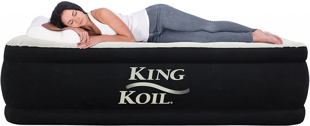 King Koil Queen Air Mattress with Built-in Pump review