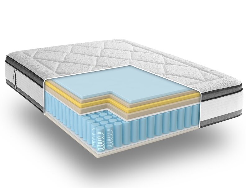reggie of linenspa latex hybrid mattress