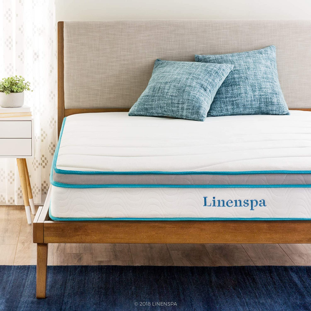 Linenspa 8 Inch Memory Foam and Innerspring Hybrid Review