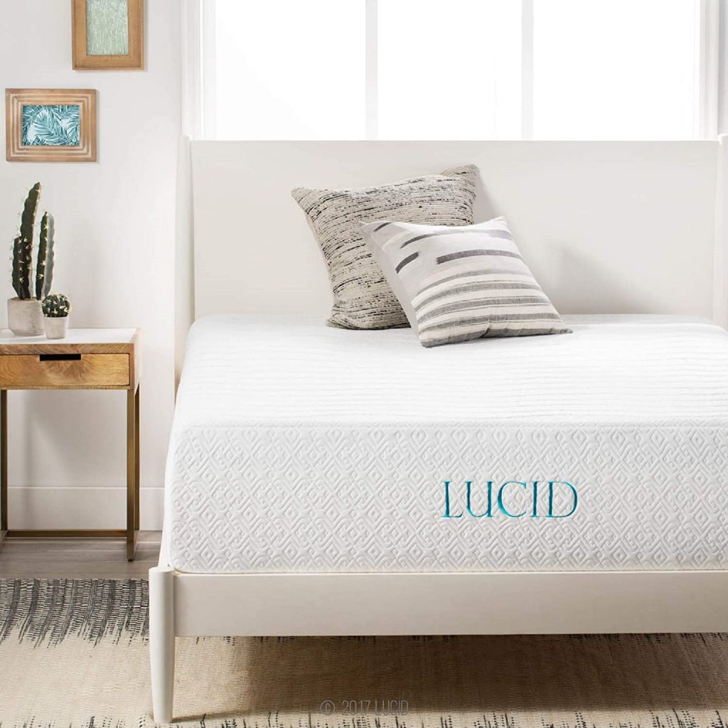 LUCID 14 Inch Memory Foam Bed Mattress Review