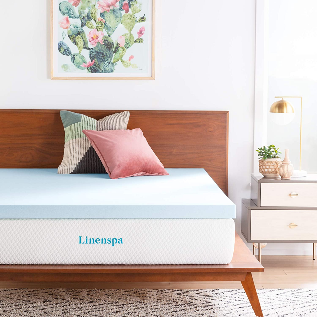 LINENSPA 3 Inch Gel Infused RV Queen Memory Foam Mattress Topper Review