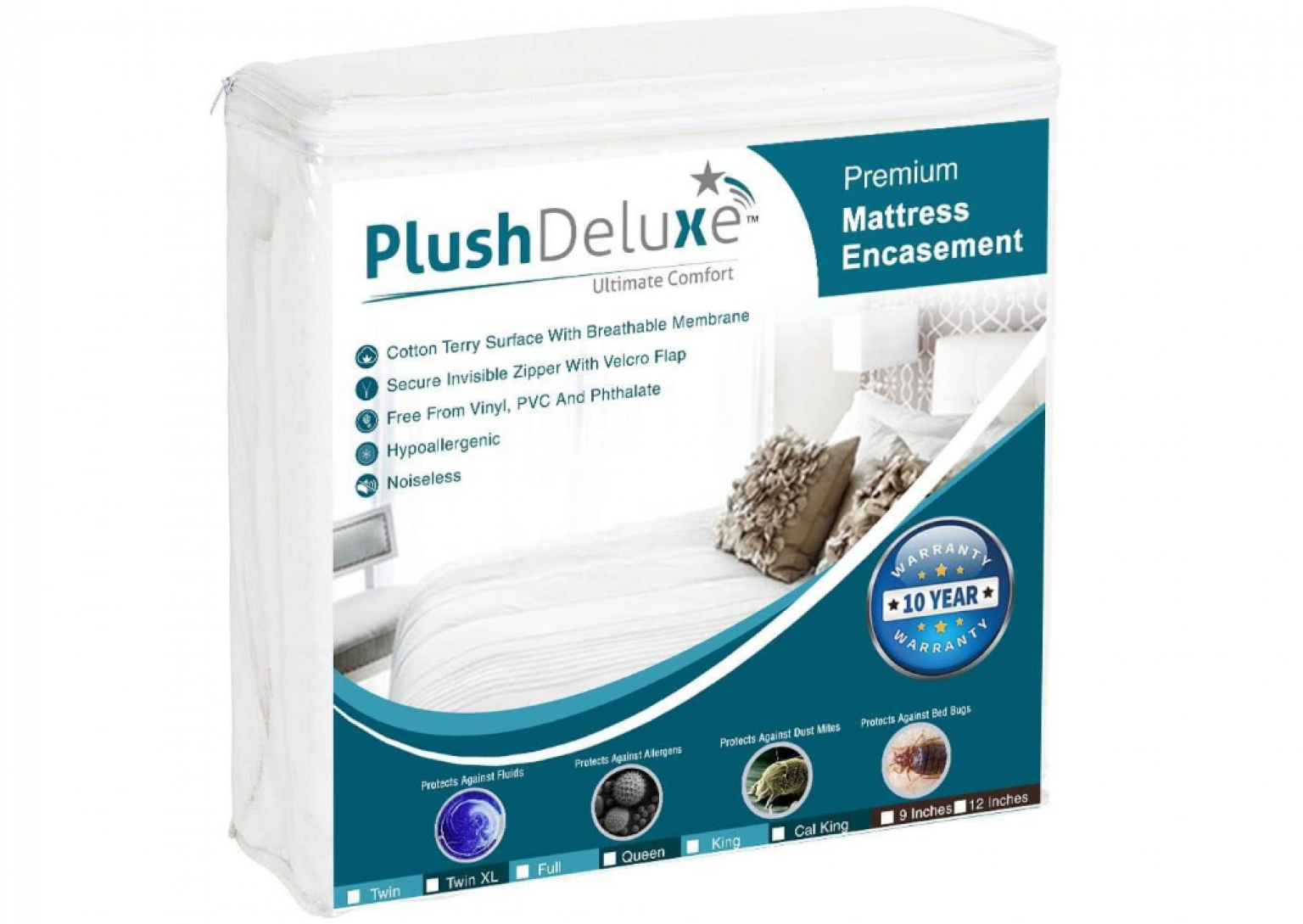 allergy mattress cover makes me sweat