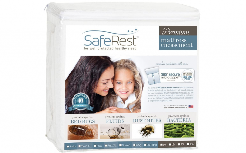 SafeRest Premium Zippered Mattress Encasement  Review