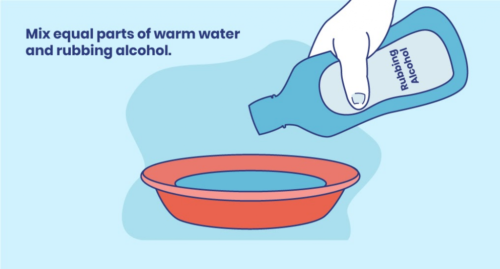 How To Get Mold Out Of A Mattress: Scrub The Moldy Area With Rubbing Alcohol Solution