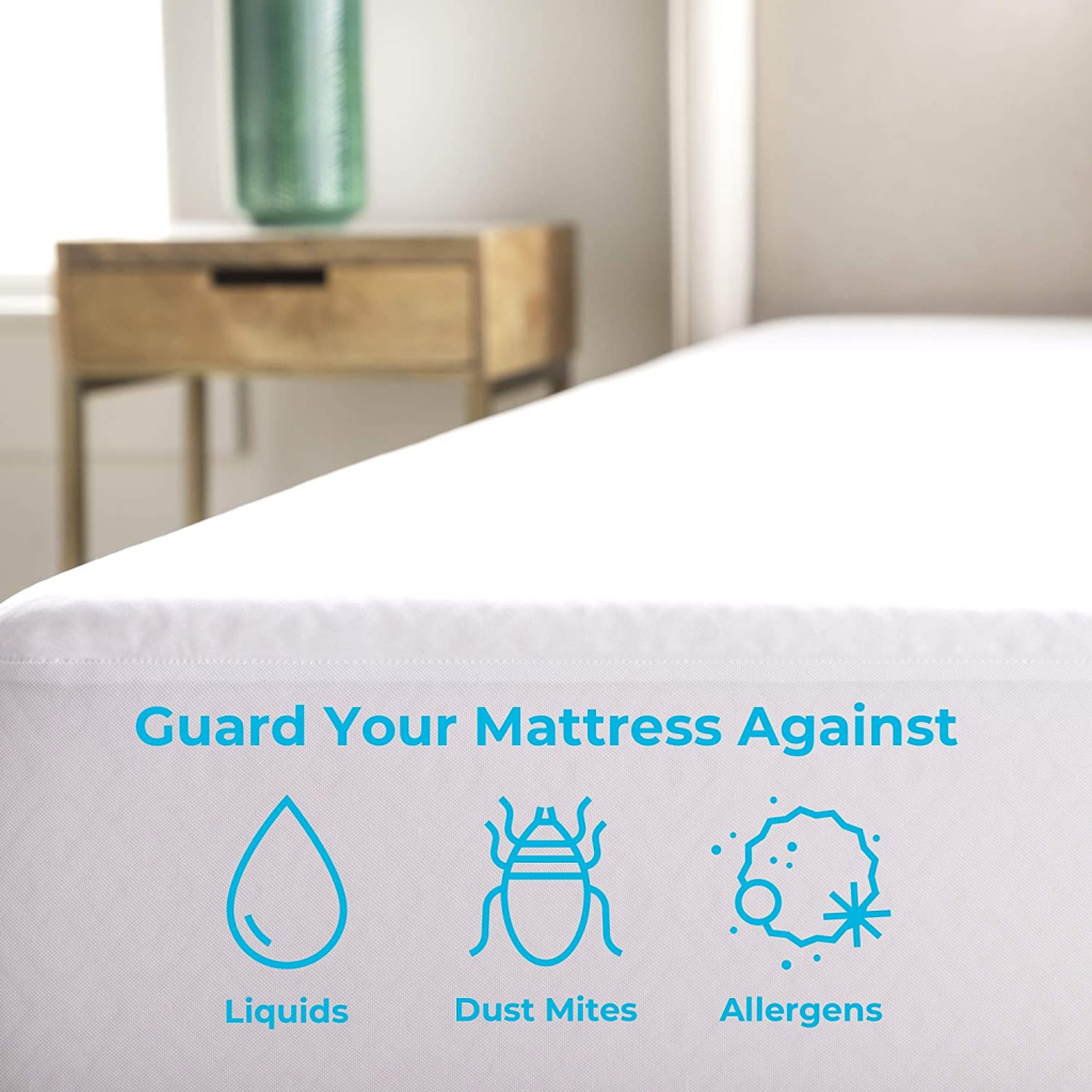 Linenspa Premium Smooth Fabric Mattress Protector Features