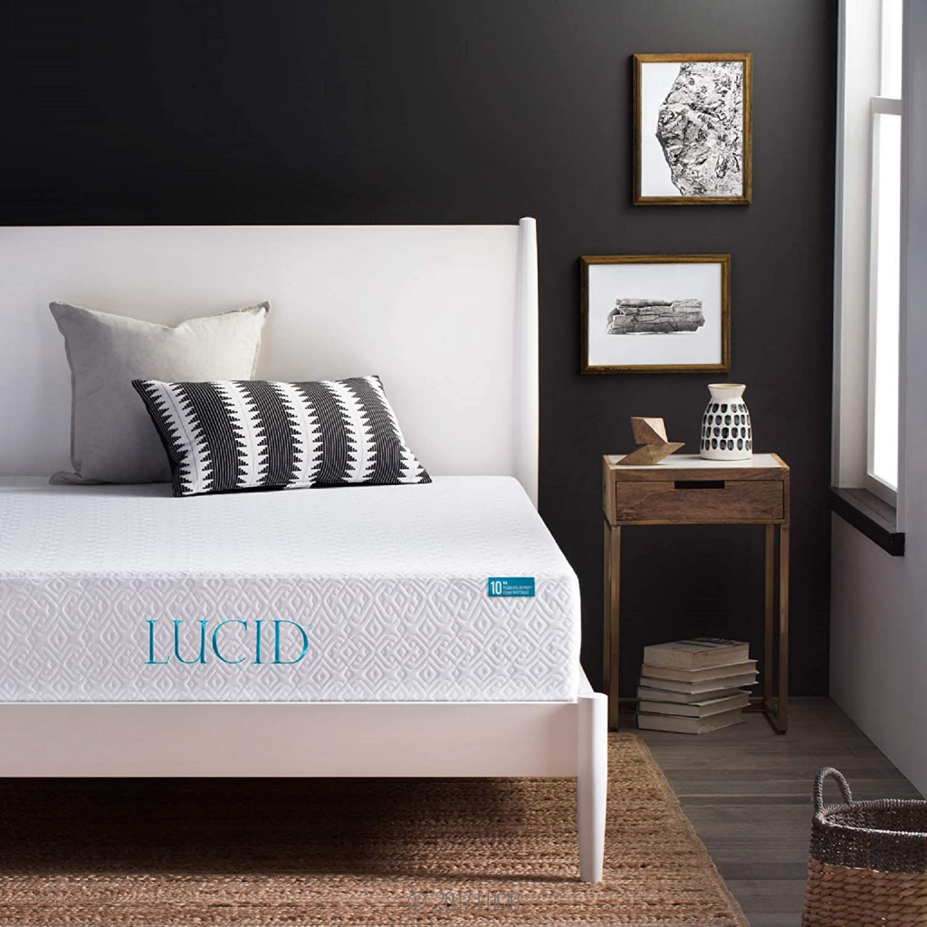 LUCID 10 Inch Gel Memory Foam Mattress Review