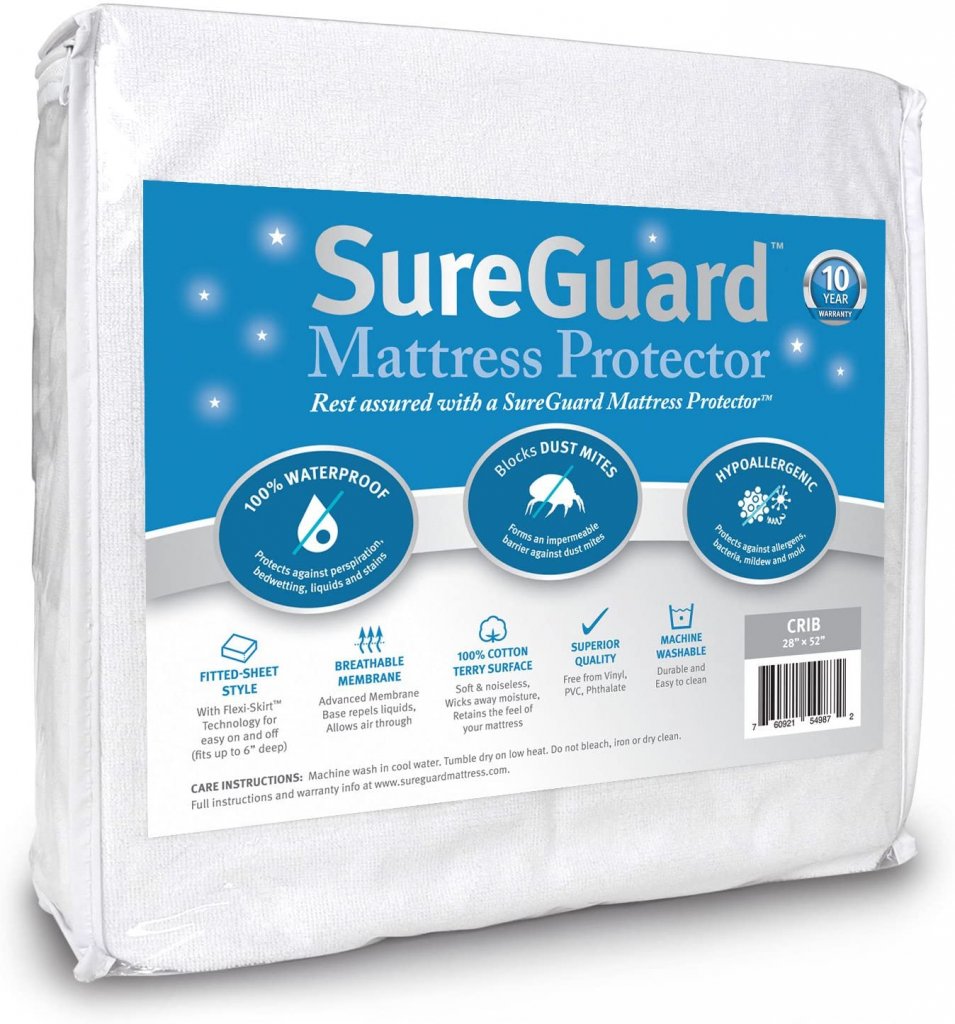 SureGuard Crib Size Mattress Protector Review