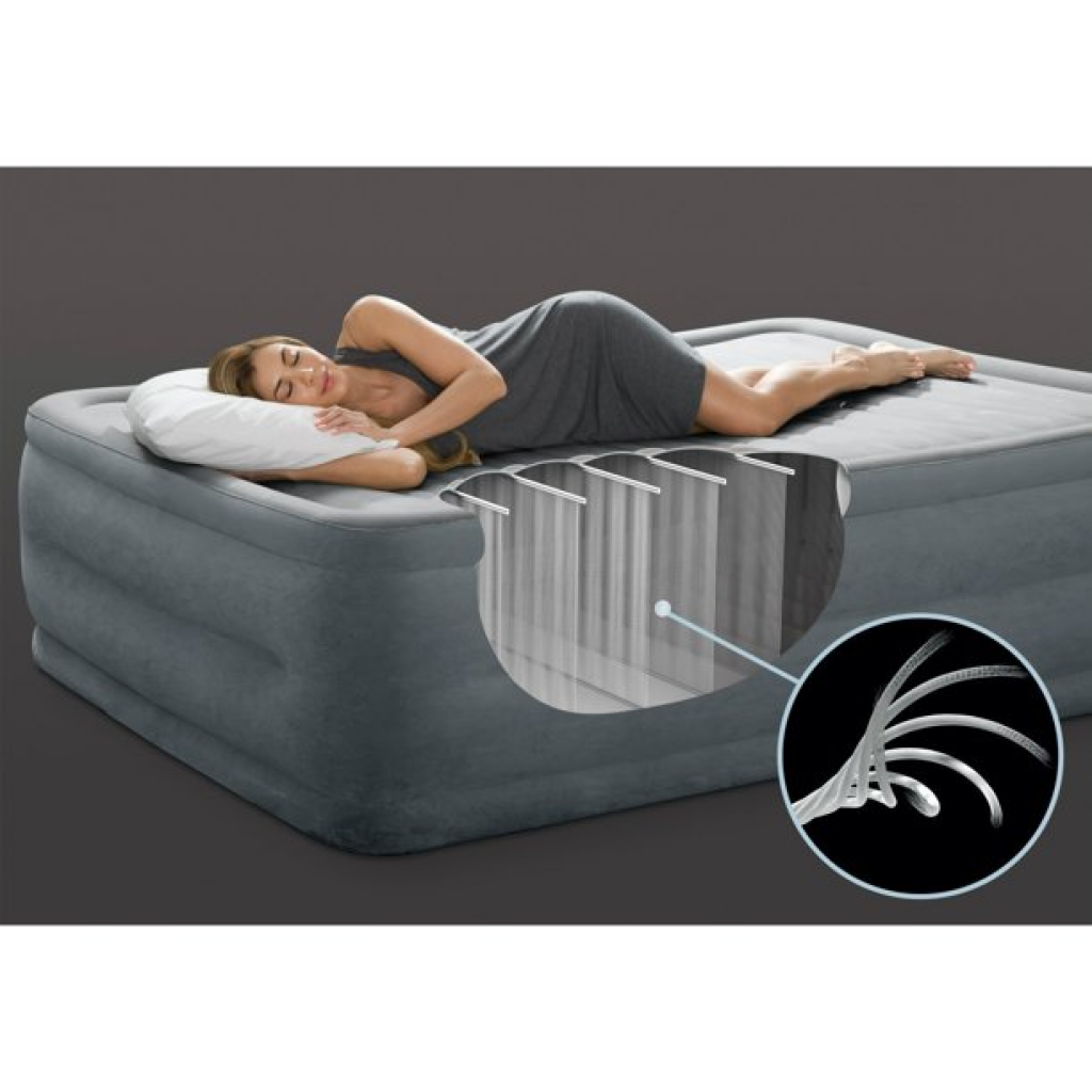 Intex Comfort Dura-Beam Airbed Internal Electric Pump Bed  Review